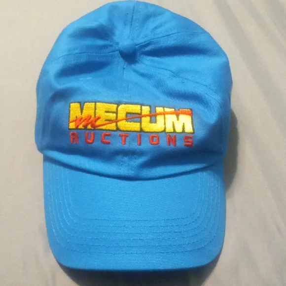 Final Price! Mecum Auctions Bright Blue Cap - Picture 1 of 4